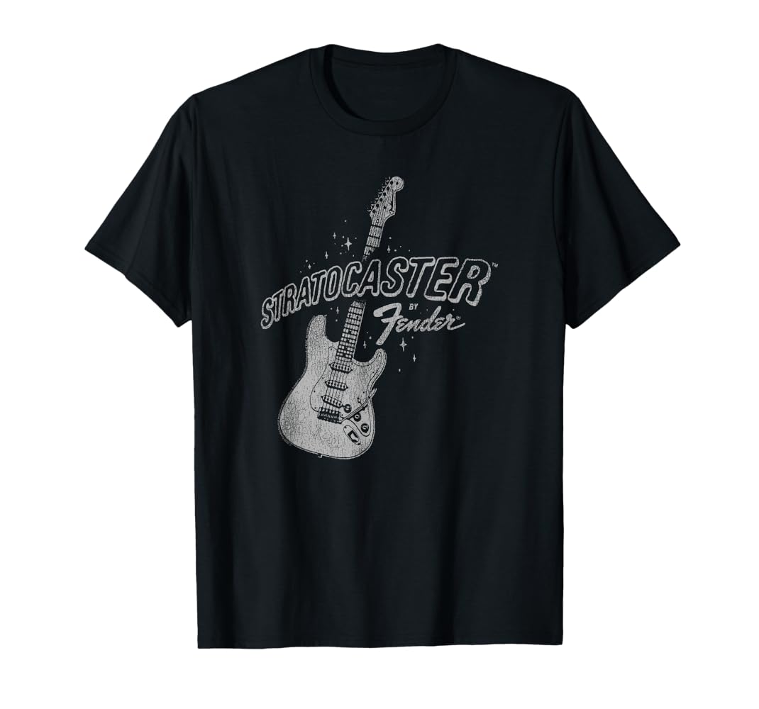 Amazon | Fender Stratocaster Sparkling Guitar Vintage Poster